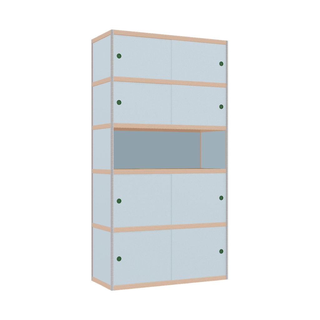 Kast (229x120x52 cm)