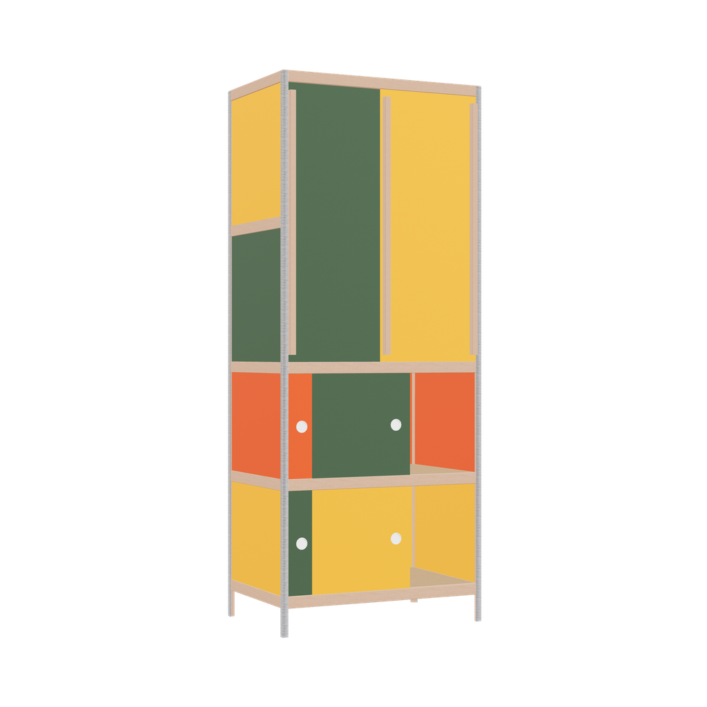 Kleerkast (198x80x52 cm)