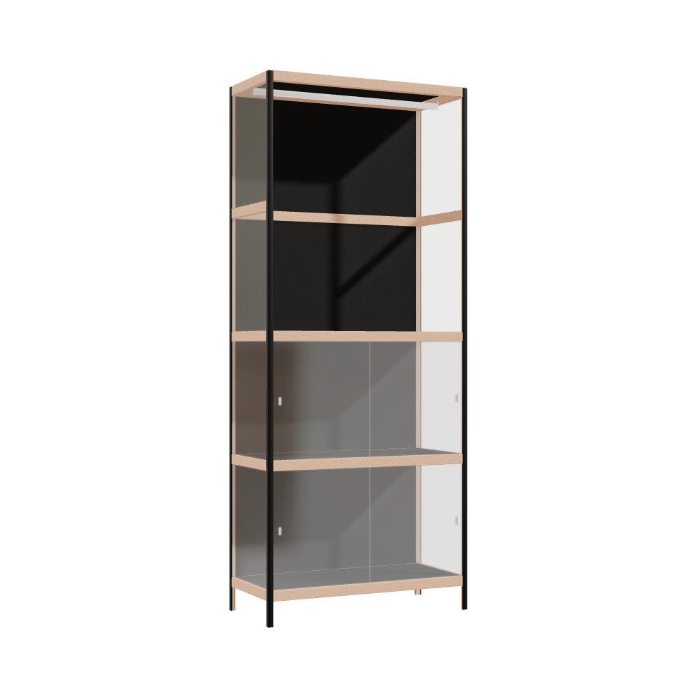 Kleerkast (218x90x42 cm)