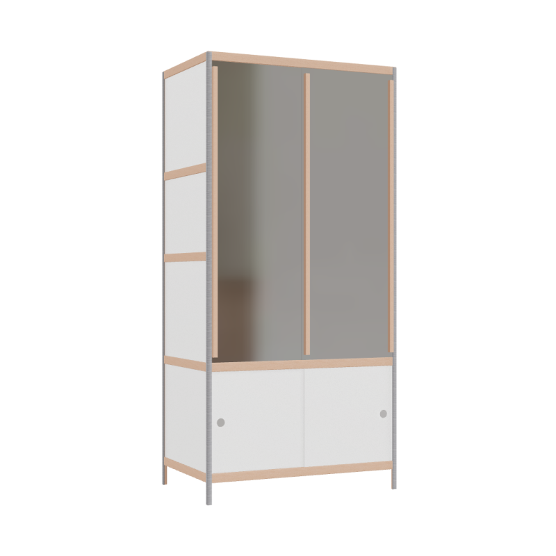 Wardrobe (208x100x62 cm)