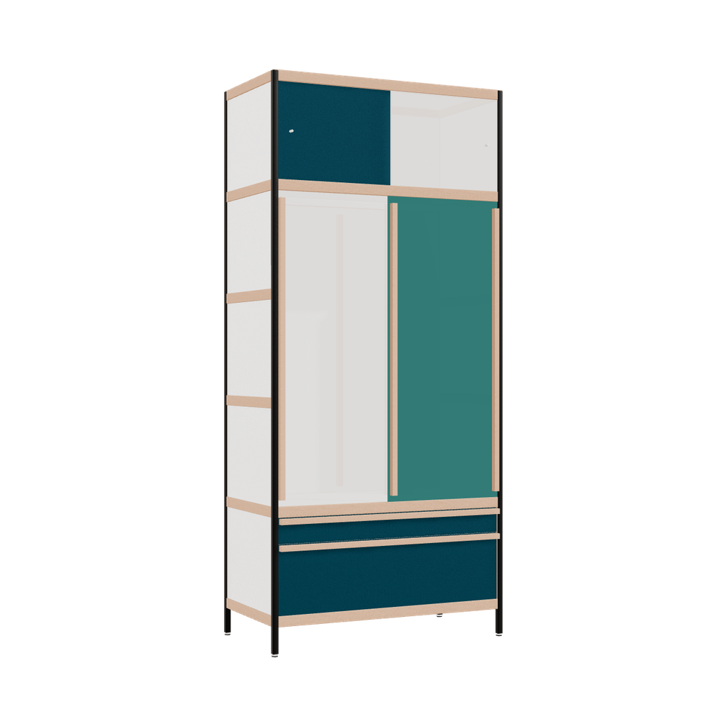 Wardrobe (220x100x52 cm)