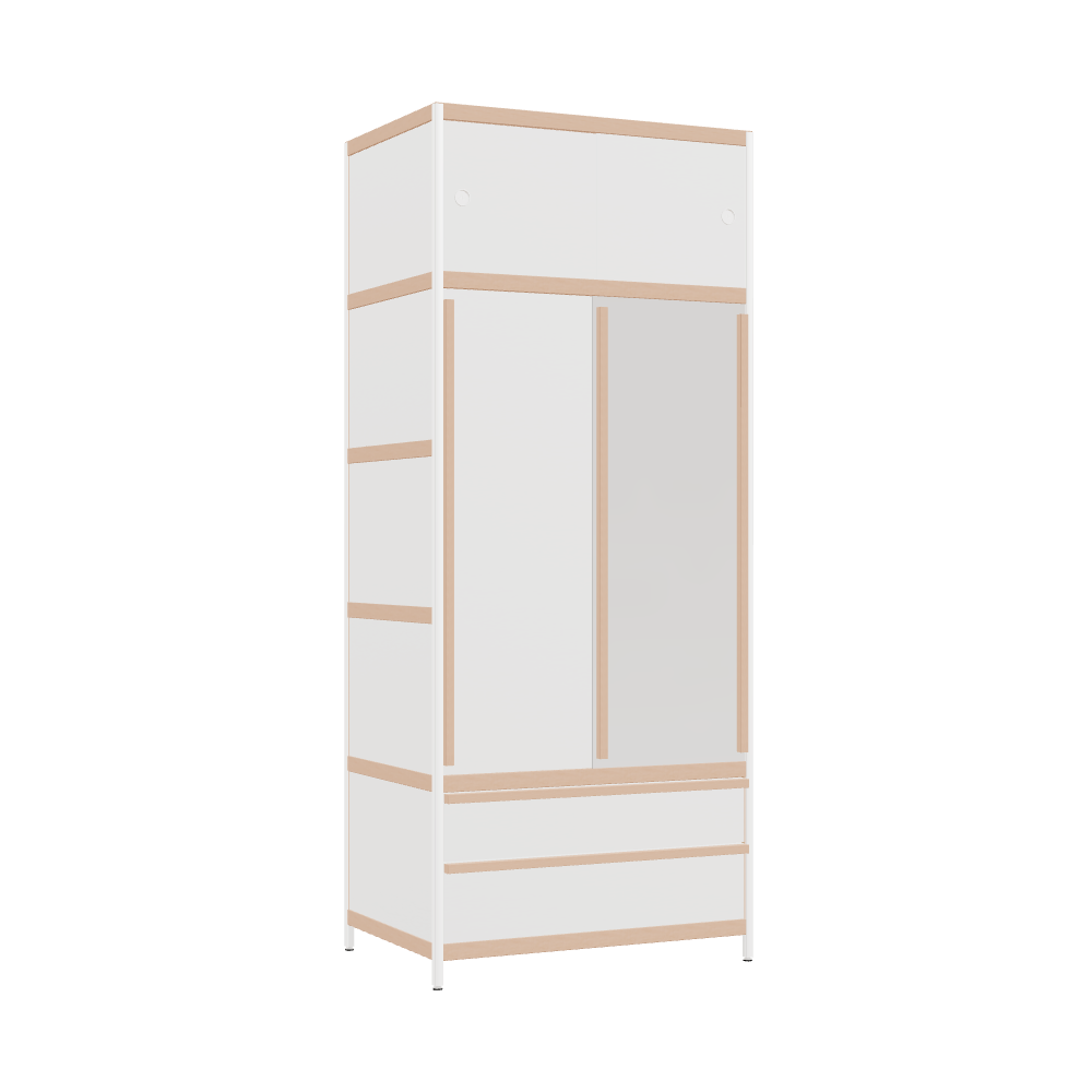 Kleerkast (216x90x62 cm)