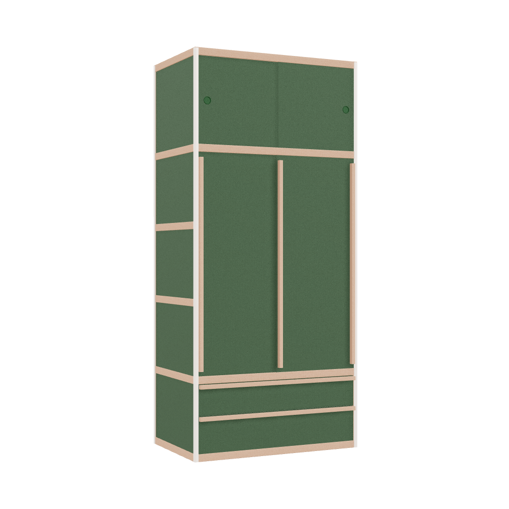 Penderie (219x100x62 cm)