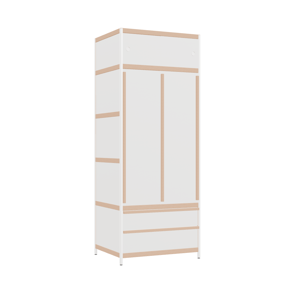 Kleerkast (205x80x62 cm)