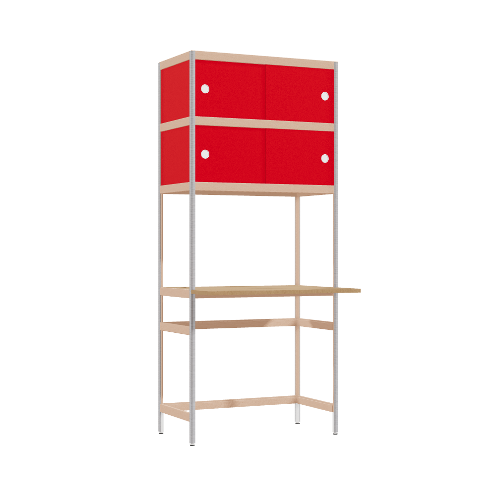 Cantilevered desk (186.5x80x63.6 cm)