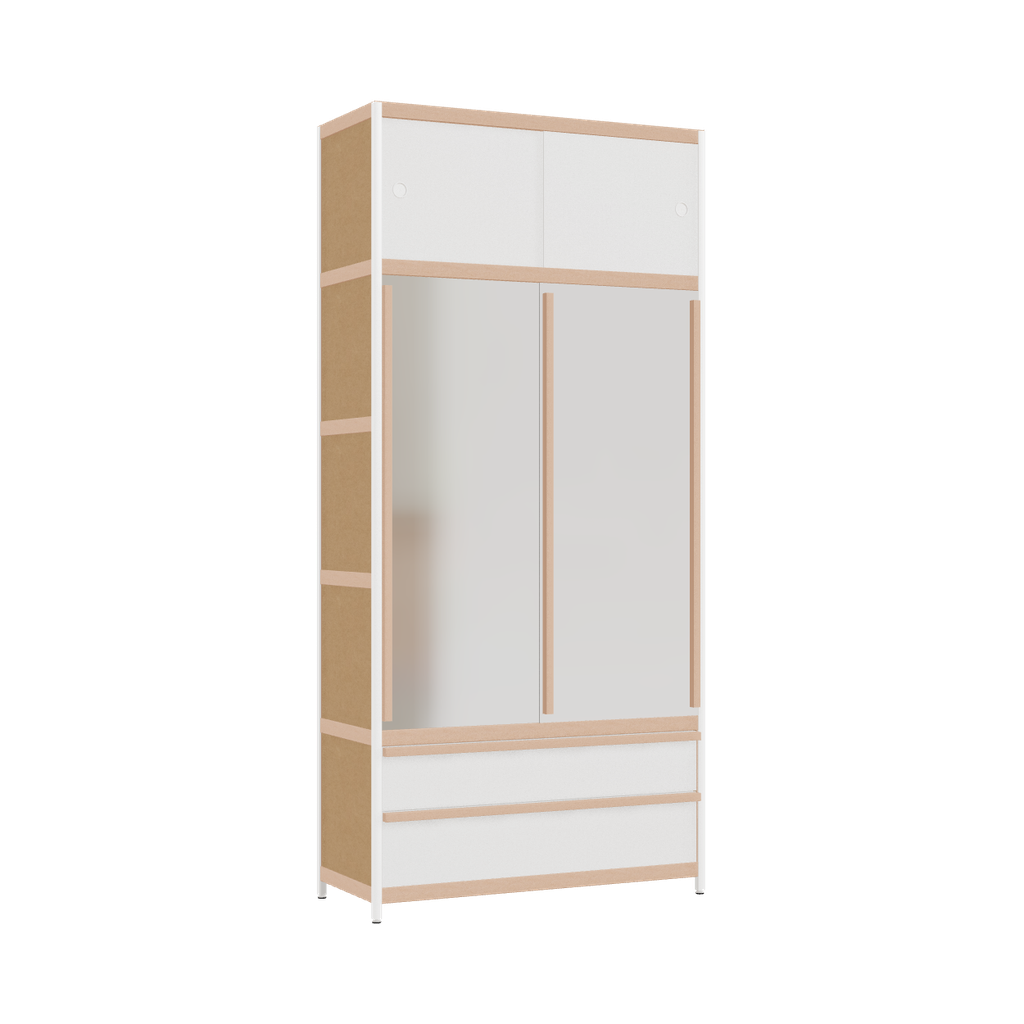 Kleerkast (214x100x42 cm)