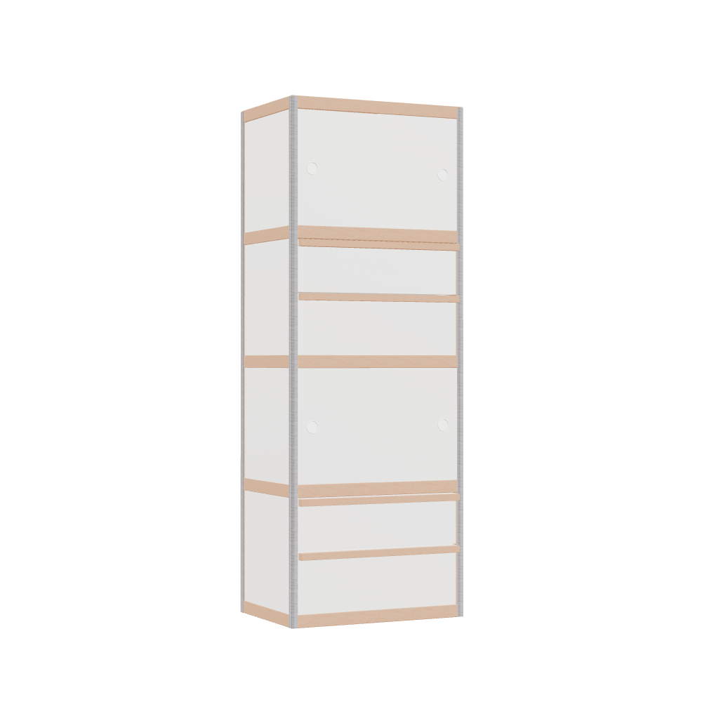 Armoire (168x62x42 cm)