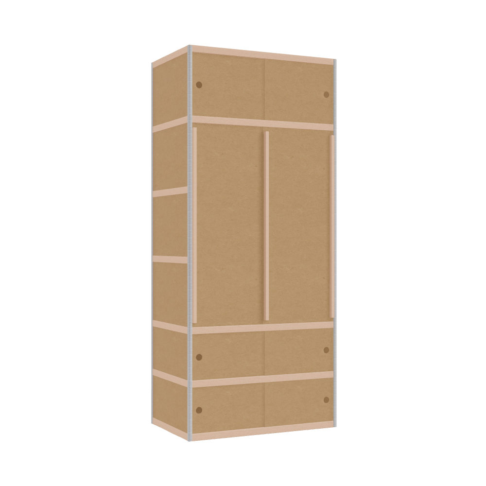 Kleerkast (230x100x62 cm)