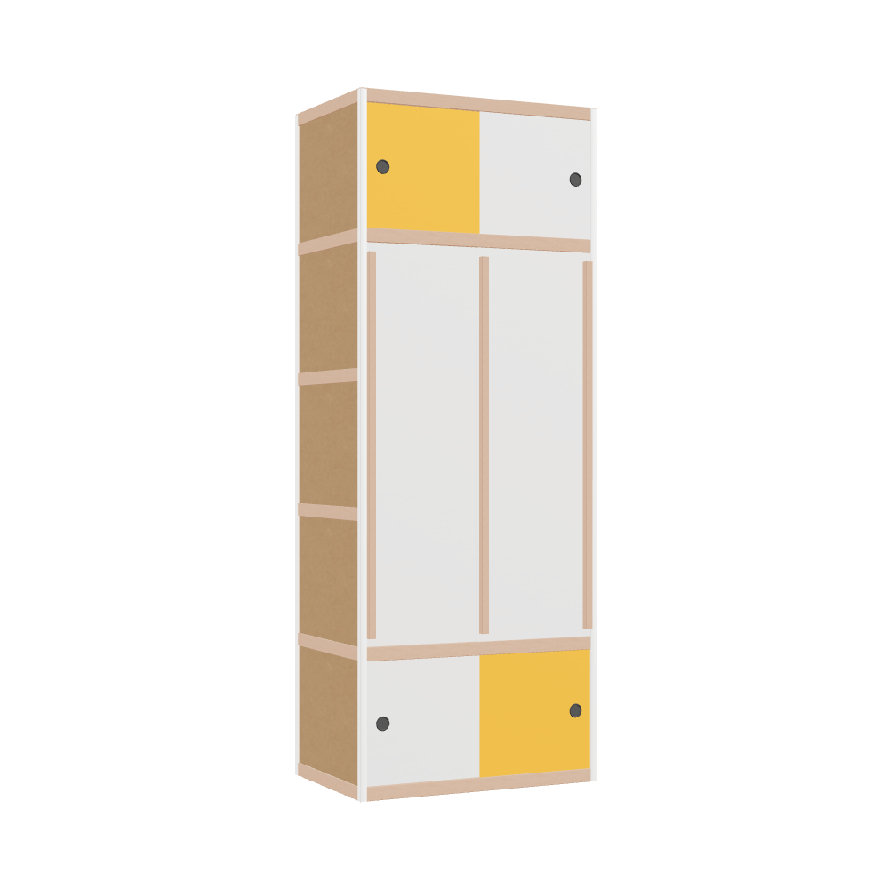 Kleerkast (209x80x52 cm)