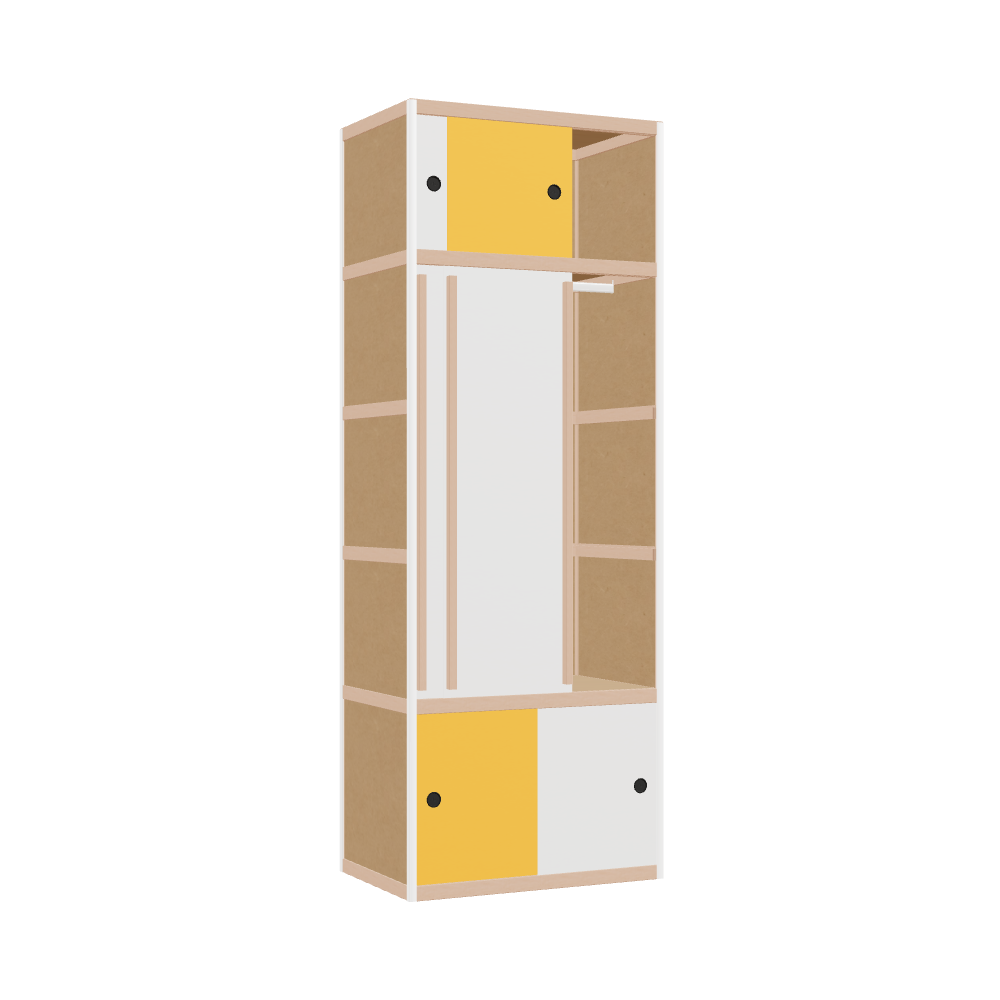 Wardrobe (219x80x52 cm)