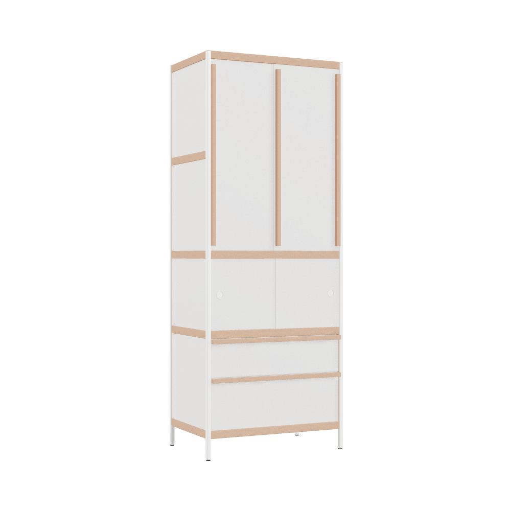 Kleerkast (209x80x52 cm)