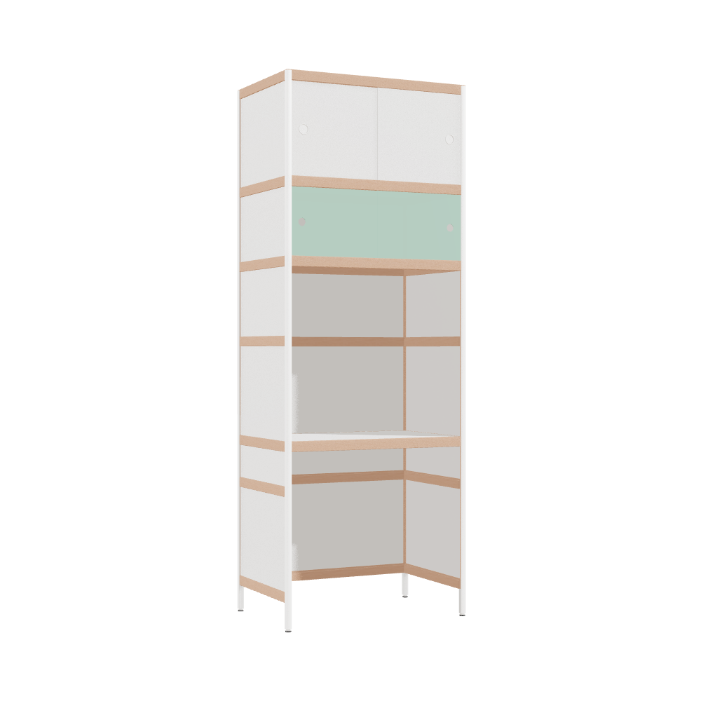 Integrated desk (217.5x80x52 cm)