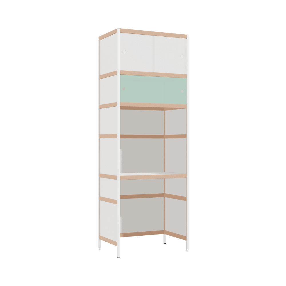 Geïntegreerd bureau (224x80x52 cm)