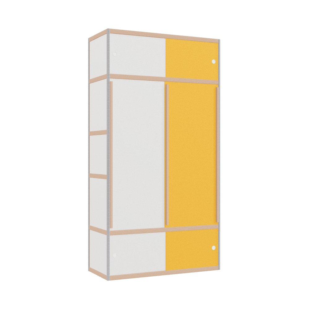 Kleerkast (229x120x52 cm)