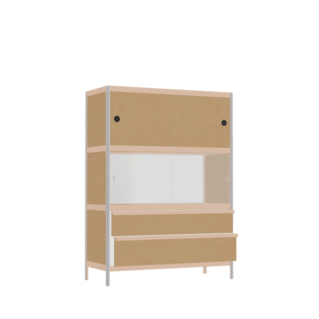 Kast (137x100x42 cm)