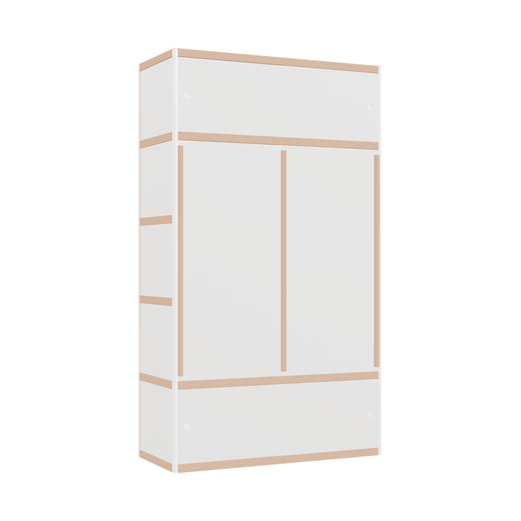 Kleerkast (209x120x52 cm)