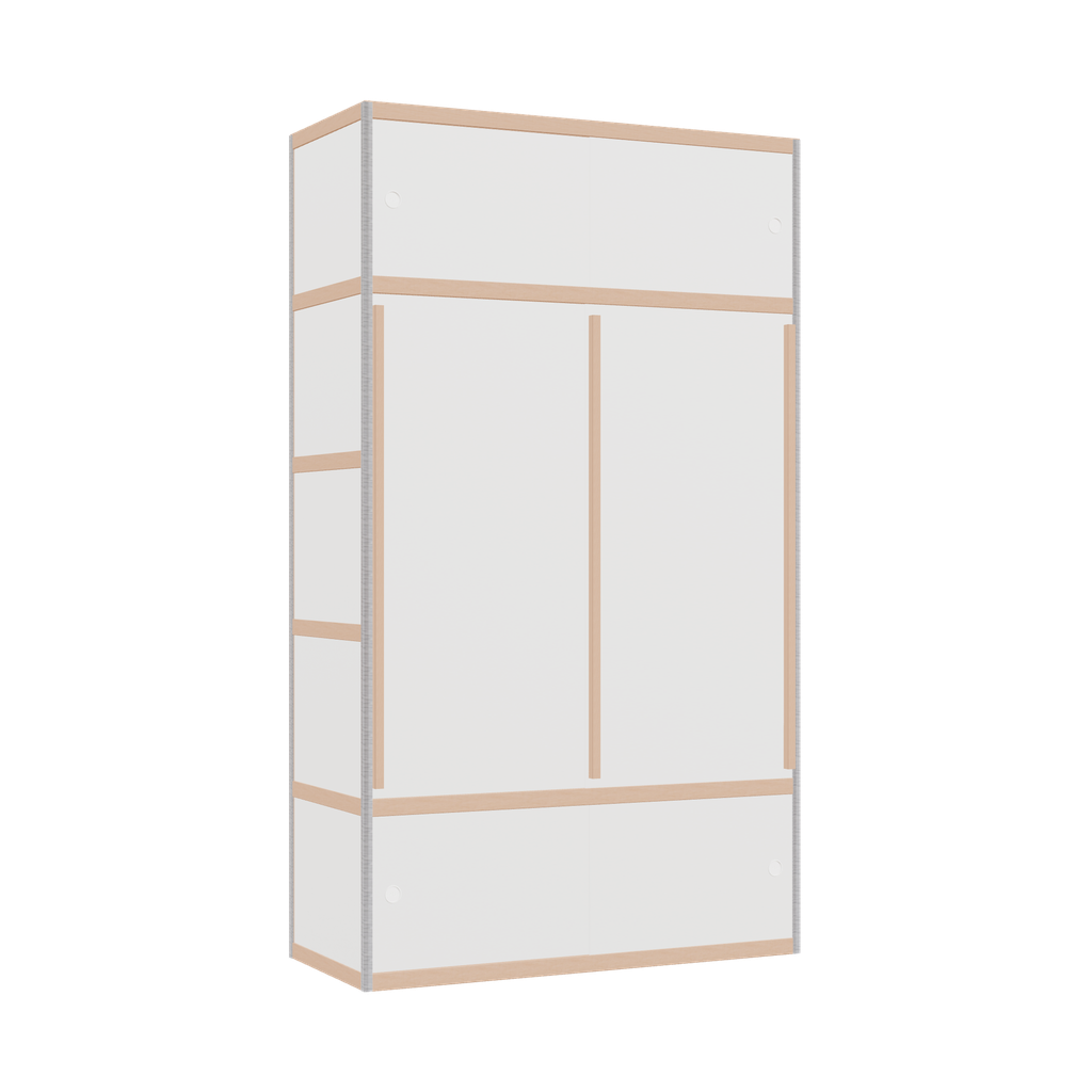 Wardrobe (209x120x52 cm)
