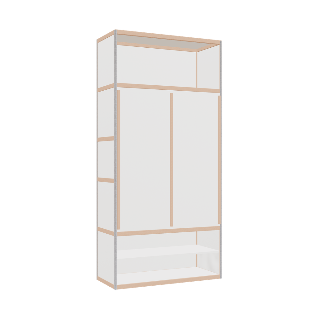 Wardrobe (249x120x52 cm)