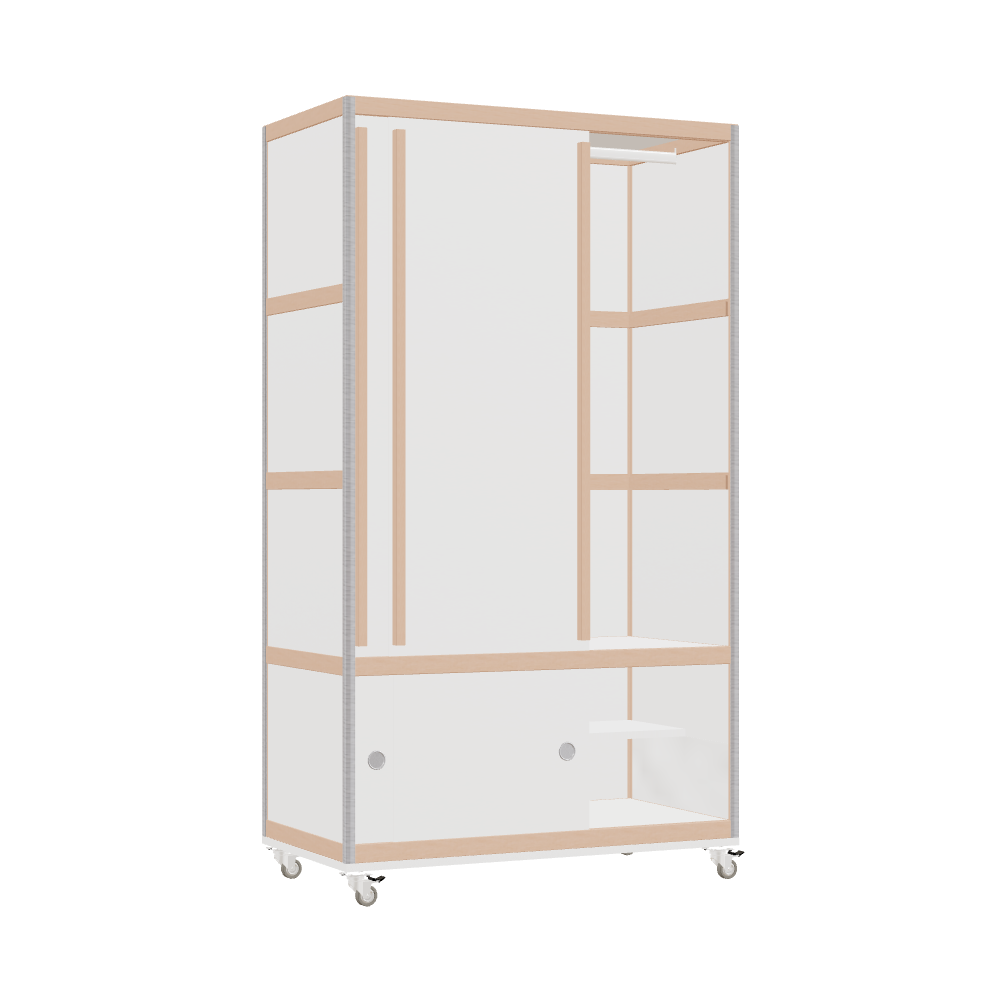 Wardrobe (177x100x52 cm)