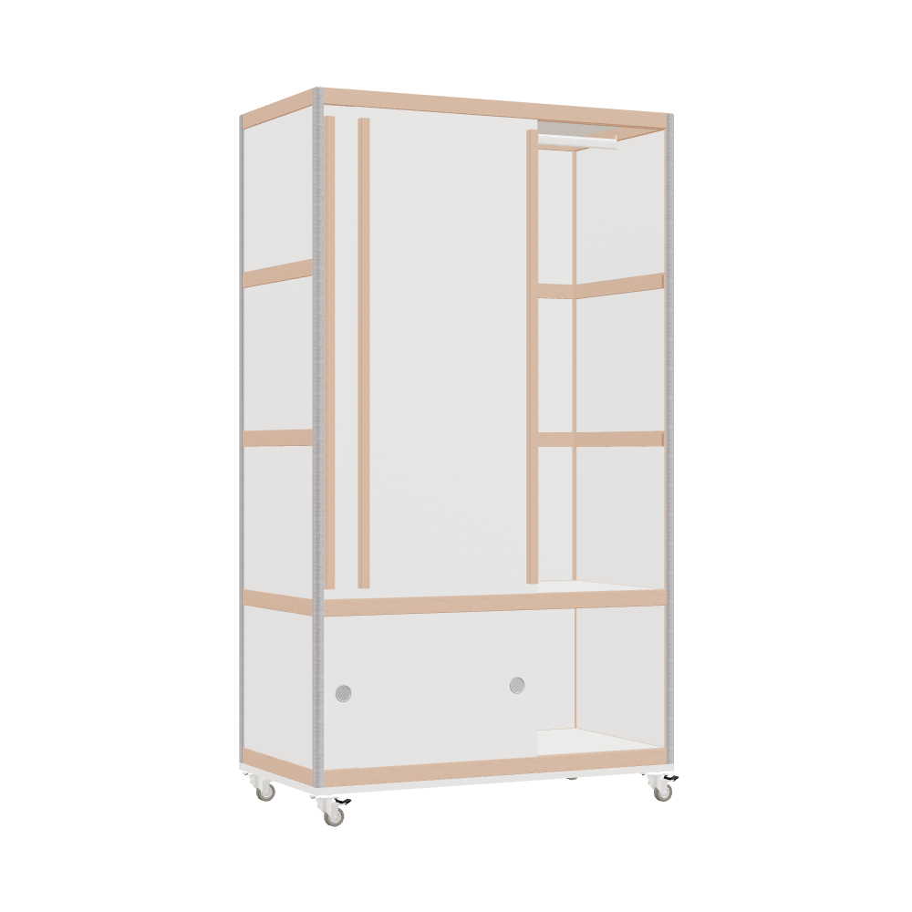Wardrobe (177x100x52 cm)