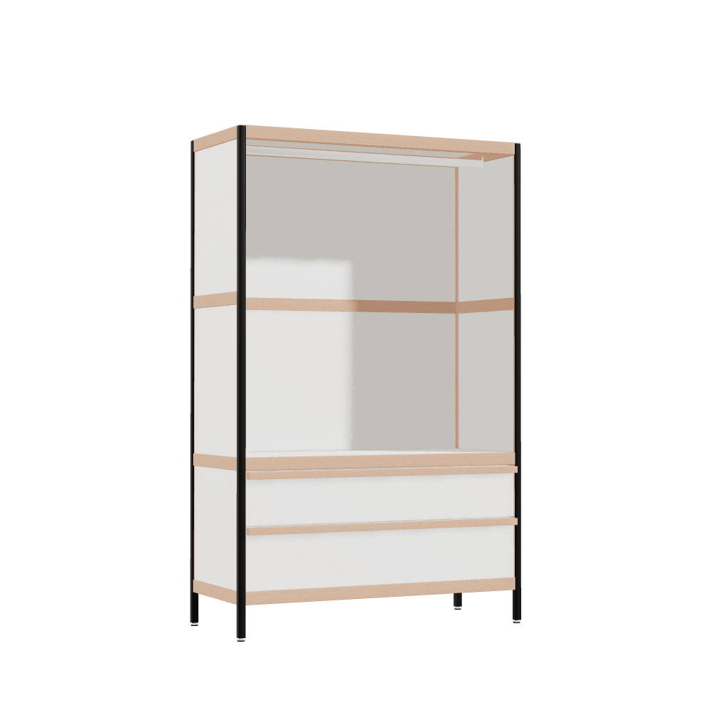 Wardrobe (158x100x42 cm)