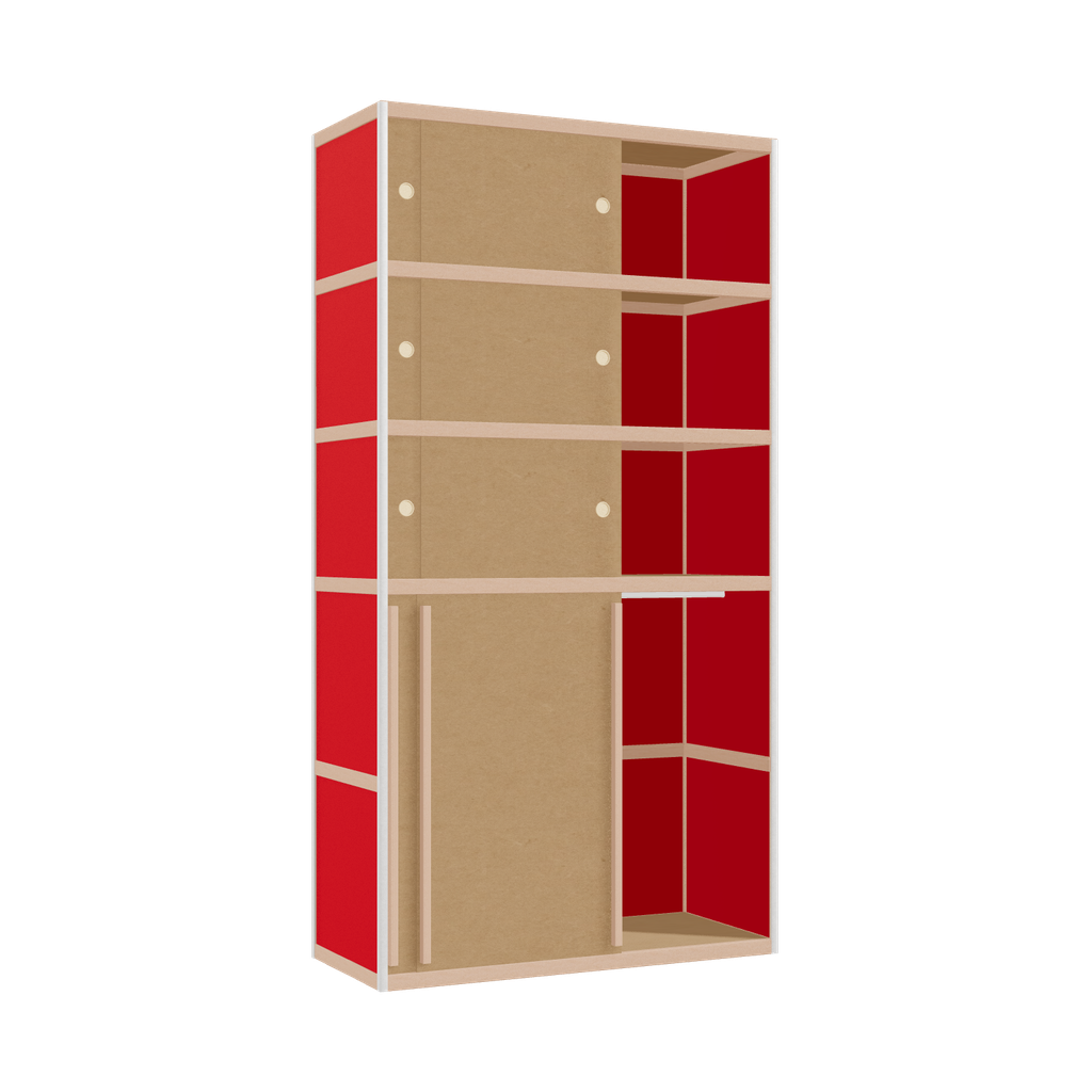 Kleerkast (229x120x52 cm)