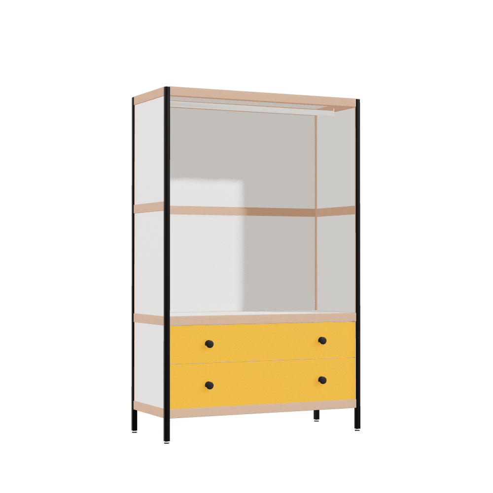 Wardrobe (158x100x42 cm)