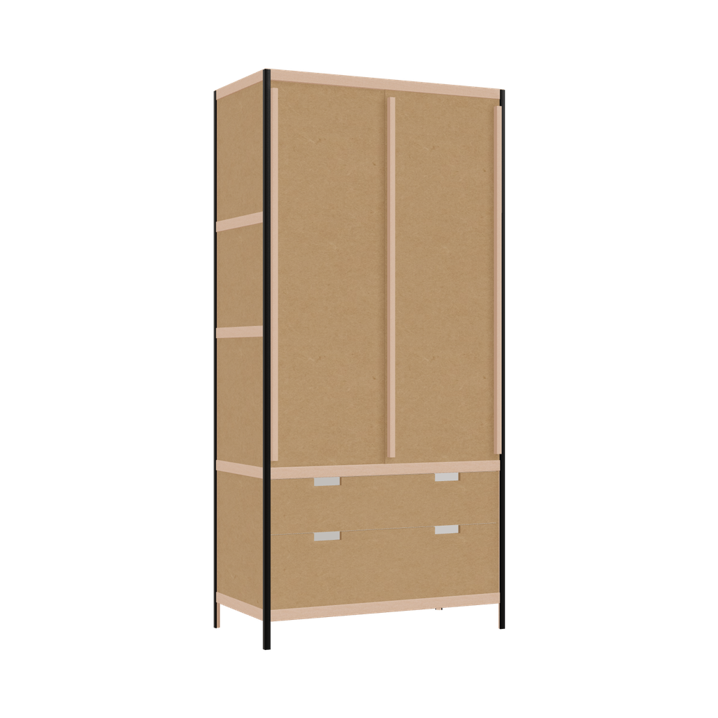 Wardrobe (208x100x52 cm)