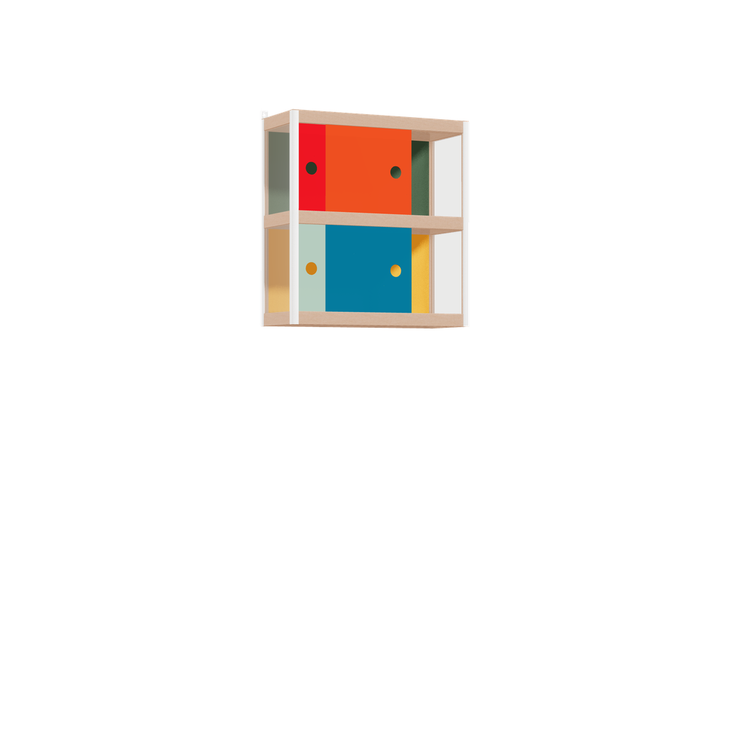 Zwevende kast (66x62x25 cm)