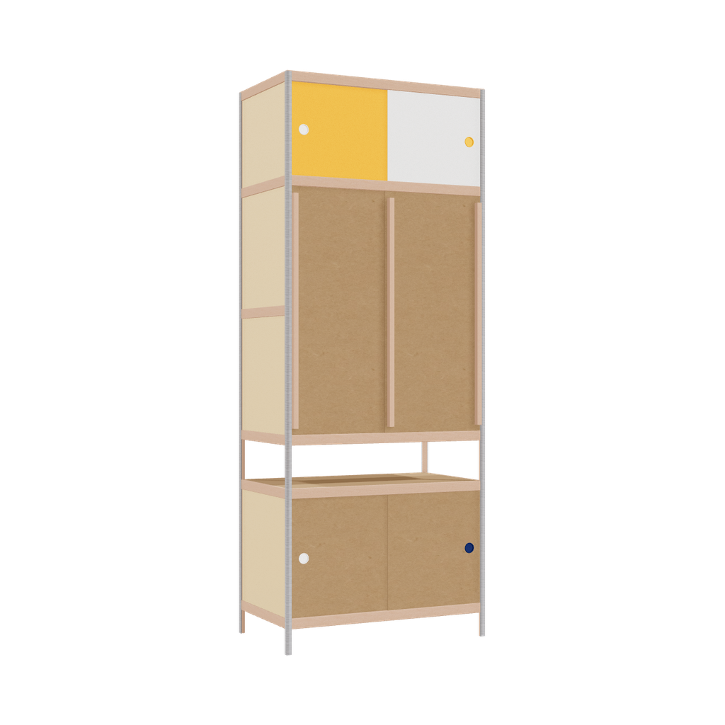 Wardrobe (229x90x52 cm)