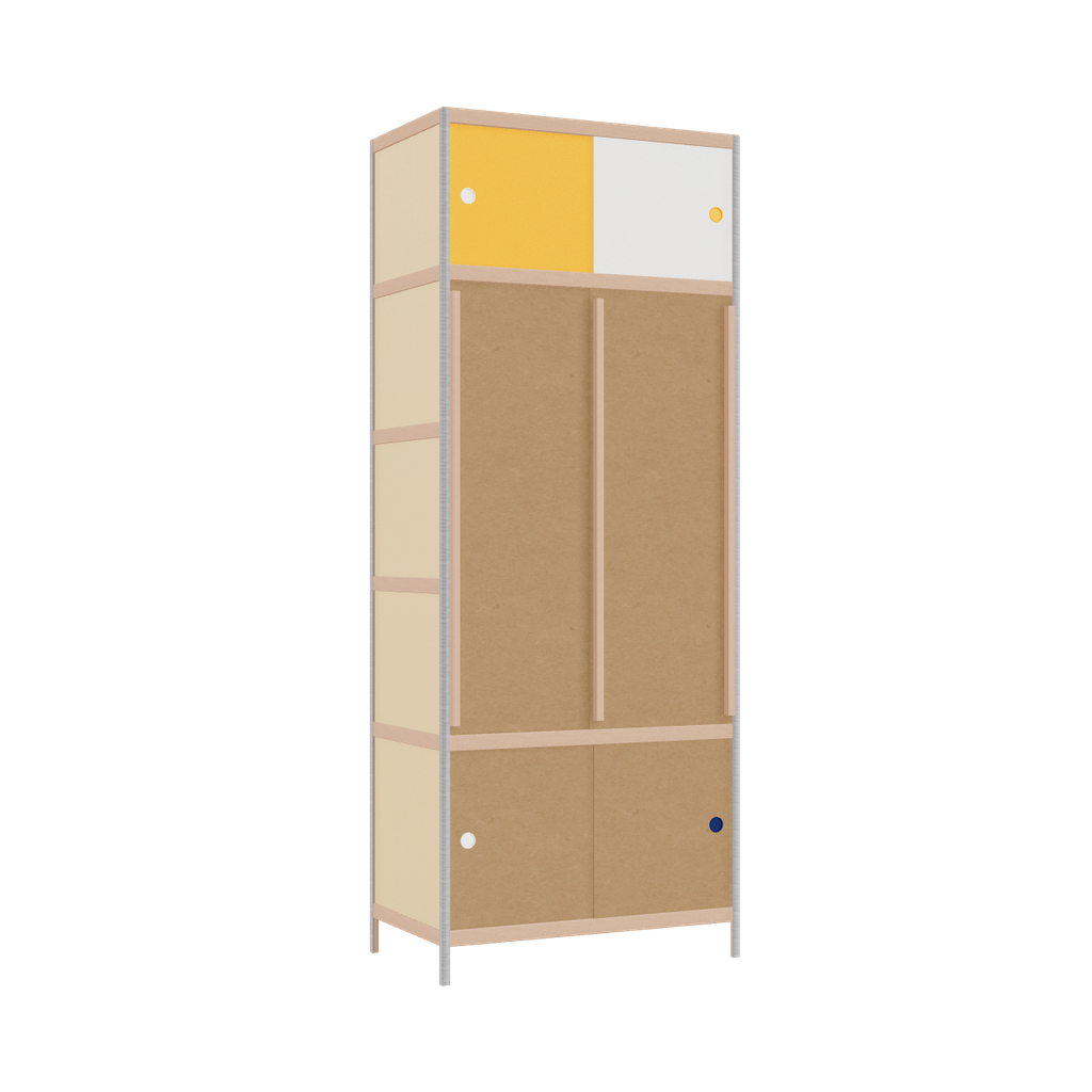 Wardrobe (229x90x52 cm)
