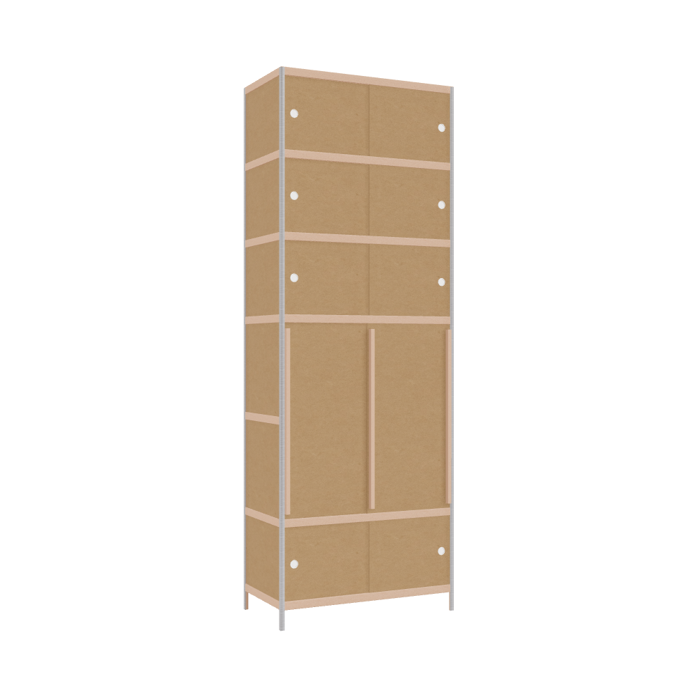 Kleerkast (280x100x52 cm)