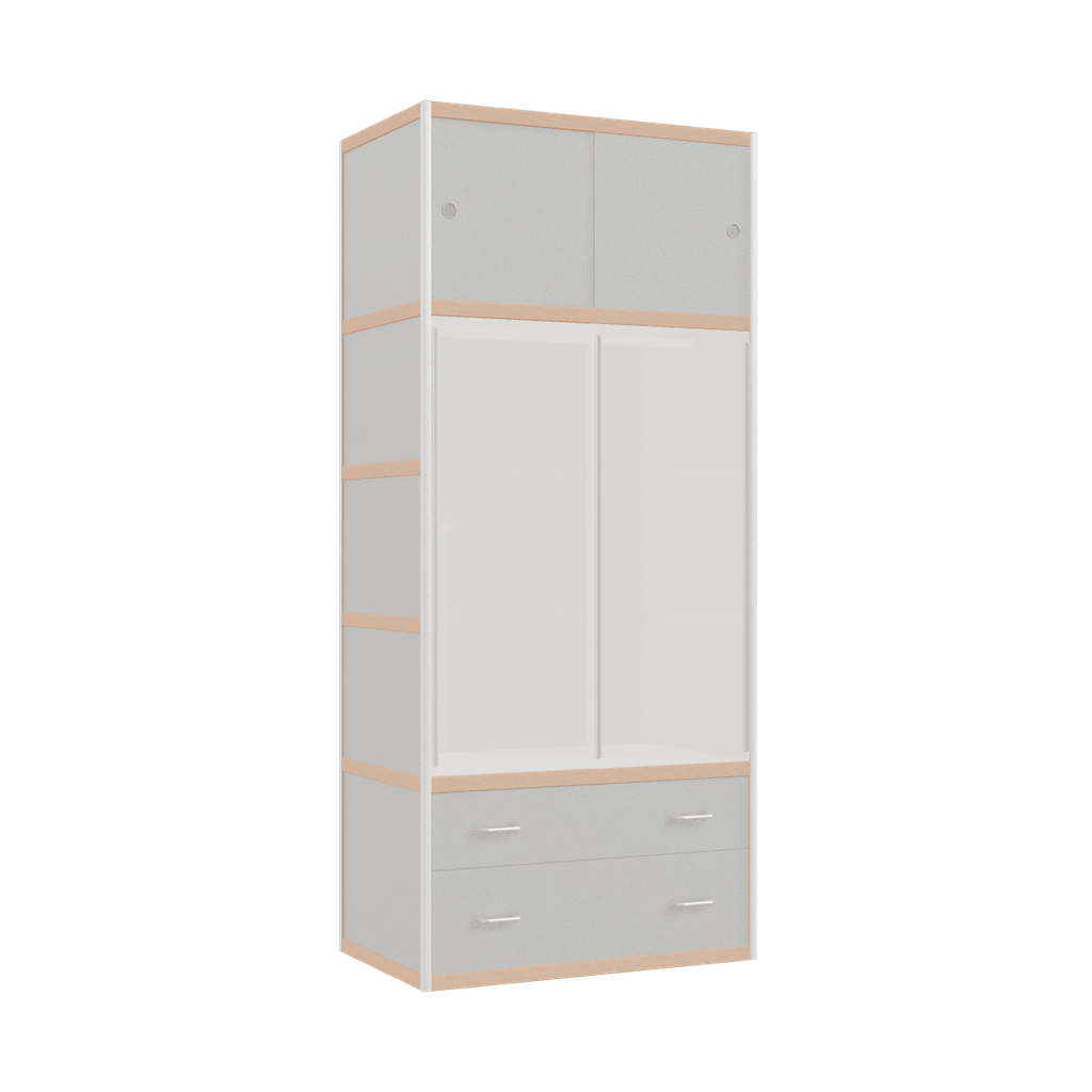 Kleerkast (229x100x62 cm)