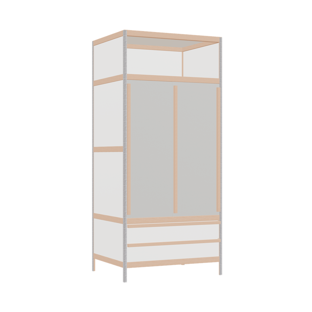 Wardrobe (178x80x62 cm)