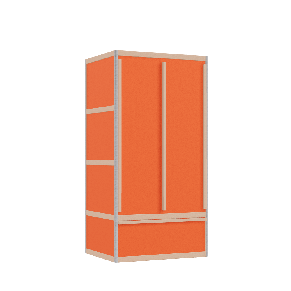 Wardrobe (158x80x62 cm)