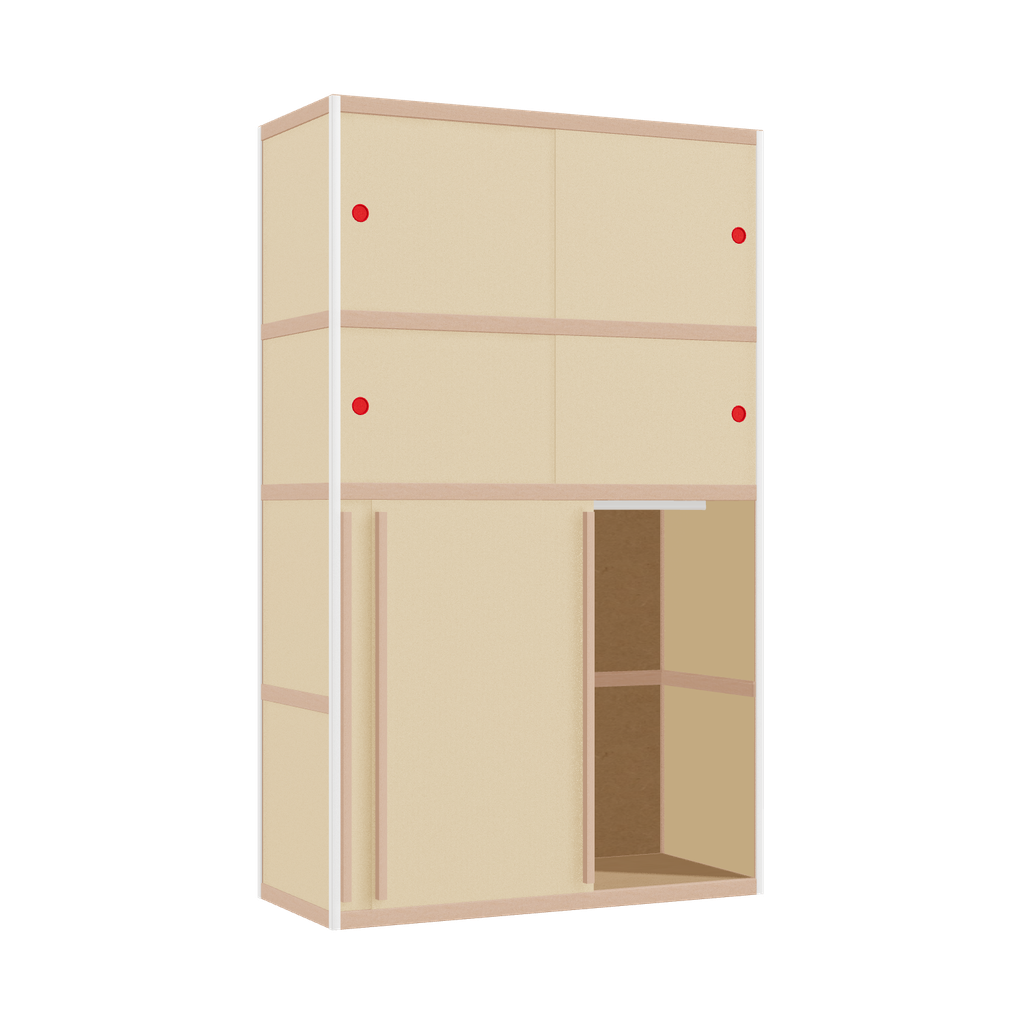 Penderie (198x120x52 cm)