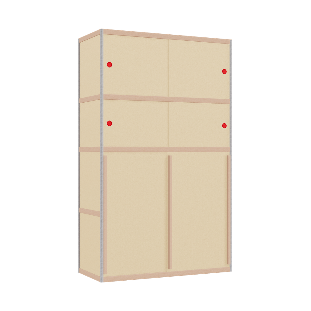 Wardrobe (198x120x52 cm)