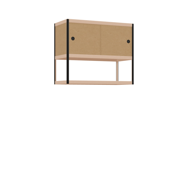 Zwevende kast (76x90x42 cm)