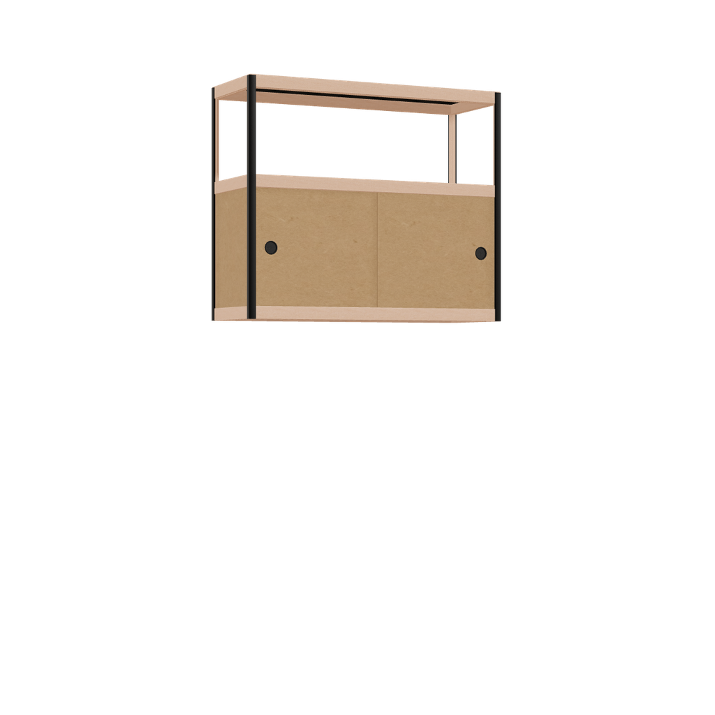 Zwevende kast (76x90x32 cm)