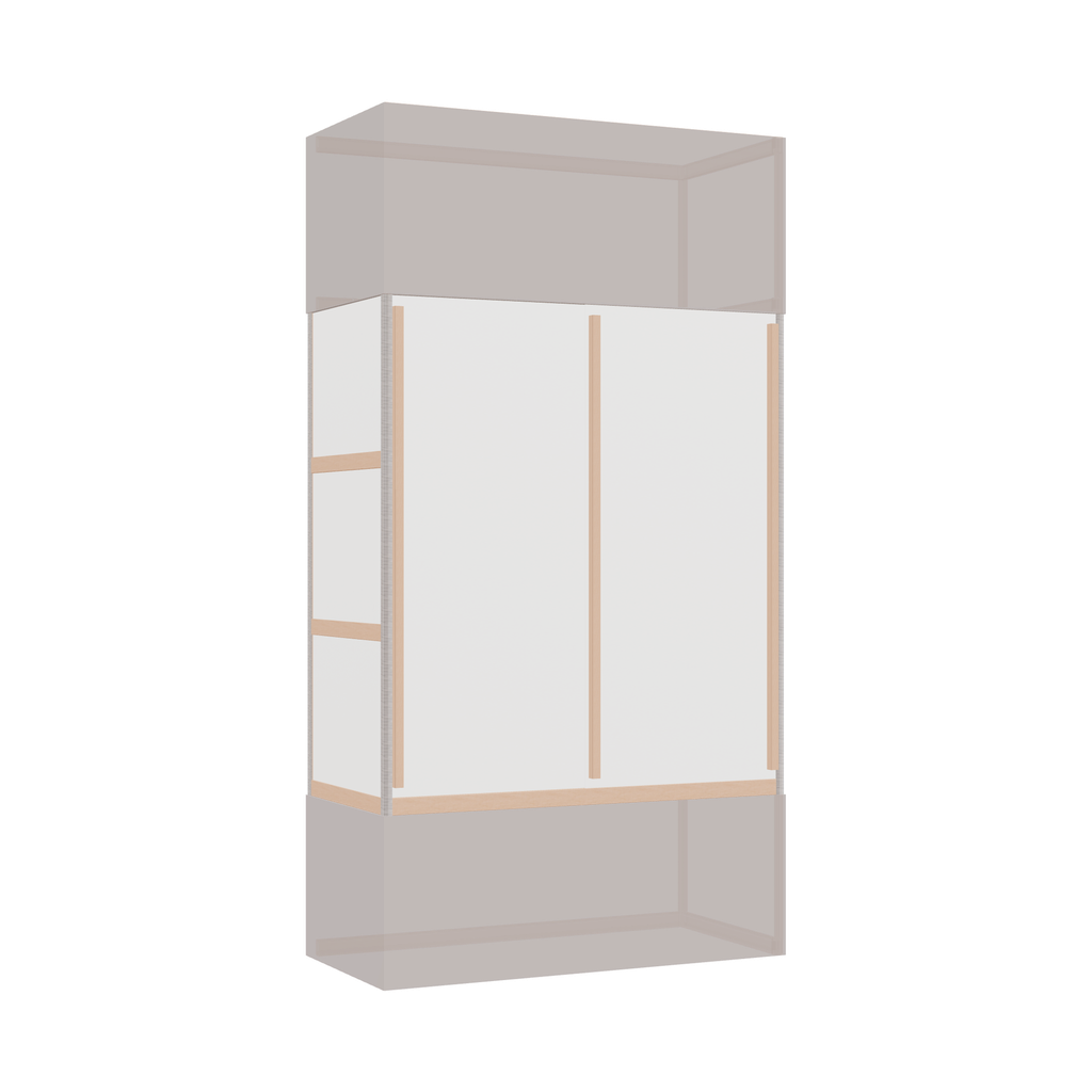 Kleerkast (209x110x52 cm)