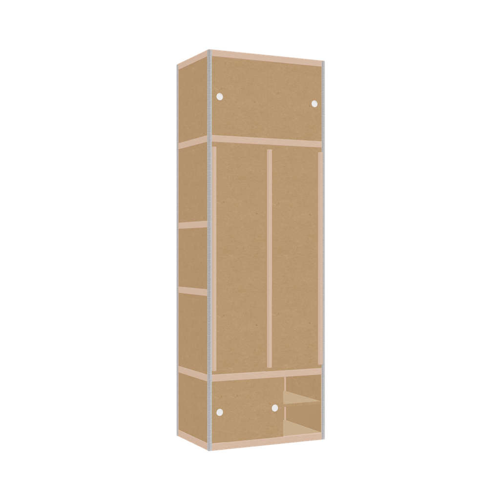 Kleerkast (239x80x52 cm)