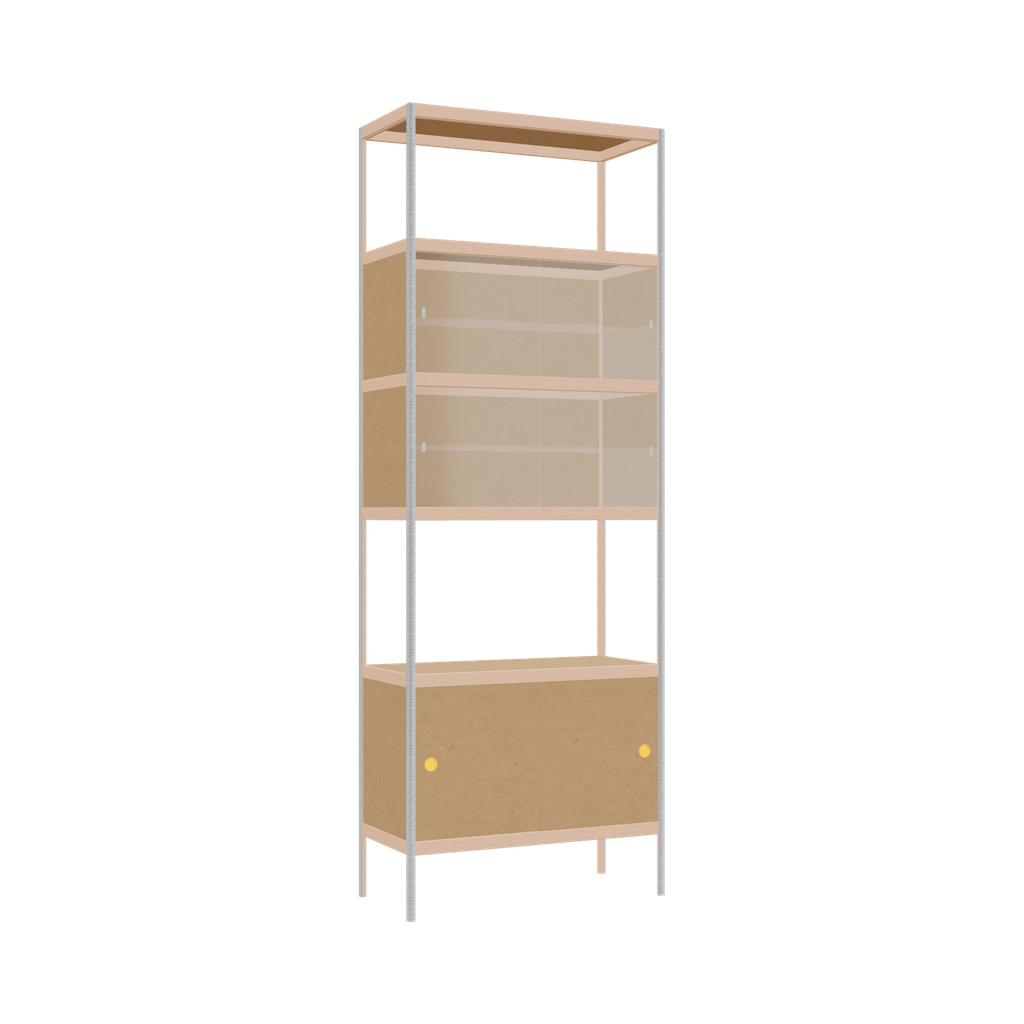 Display cabinet (249x90x42 cm)