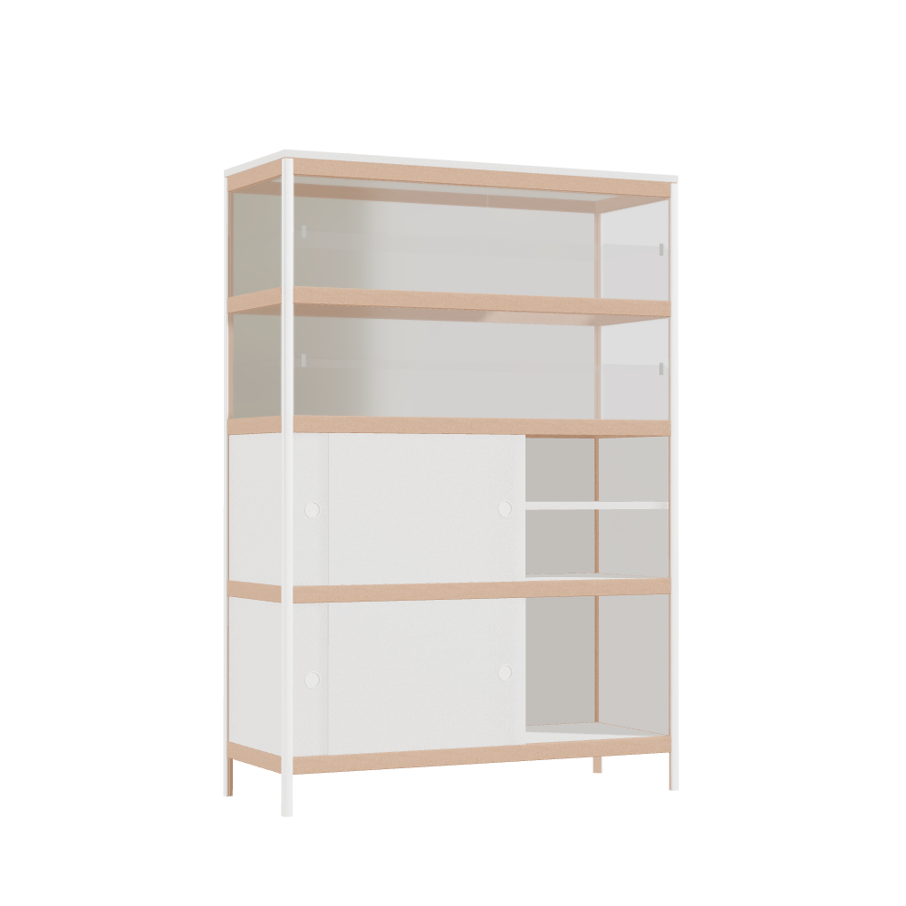 Display cabinet (159.8x110x42 cm)