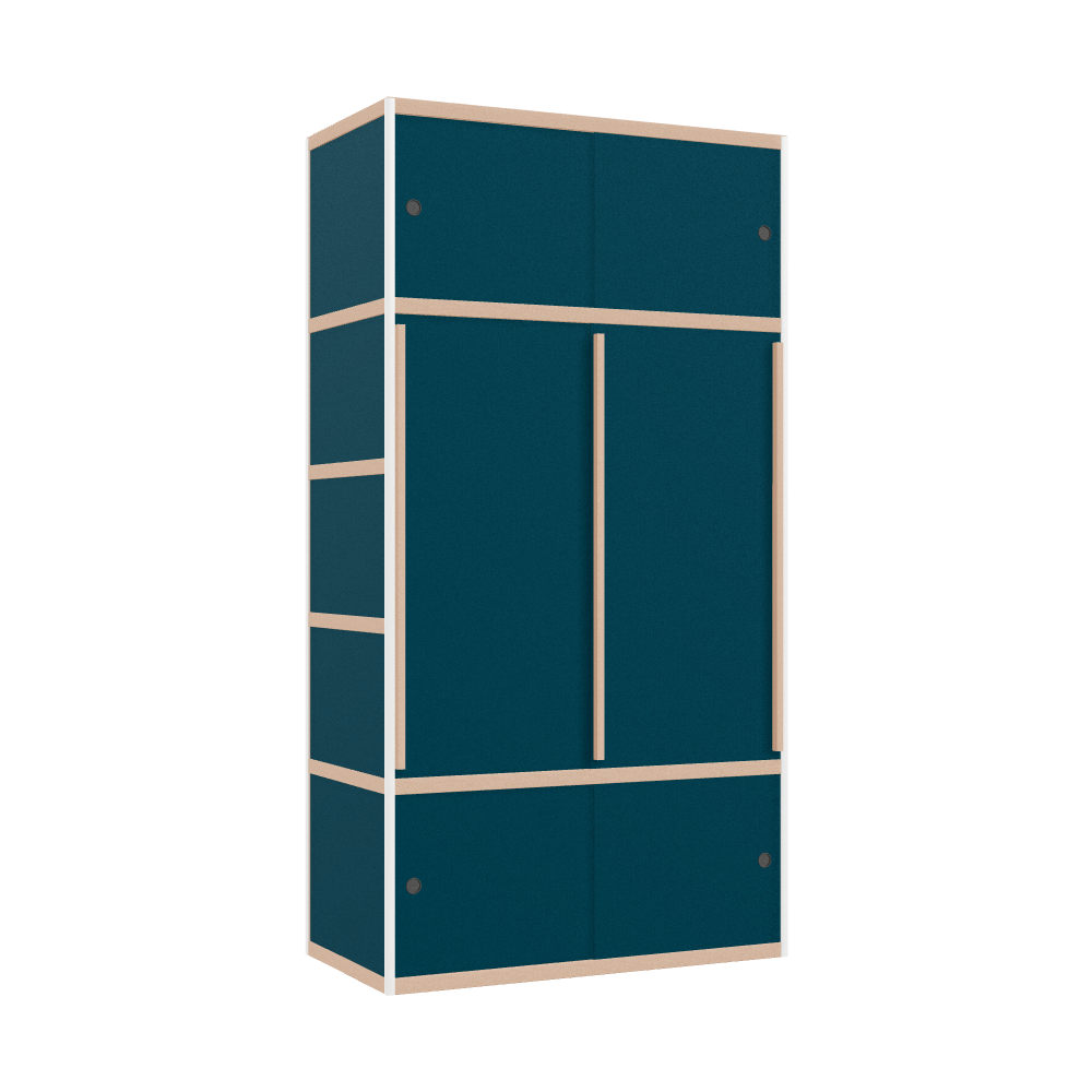 Kleerkast (229x120x62 cm)