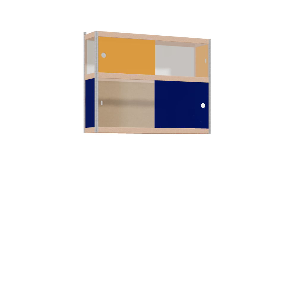 Zwevende kast (76x100x25 cm)