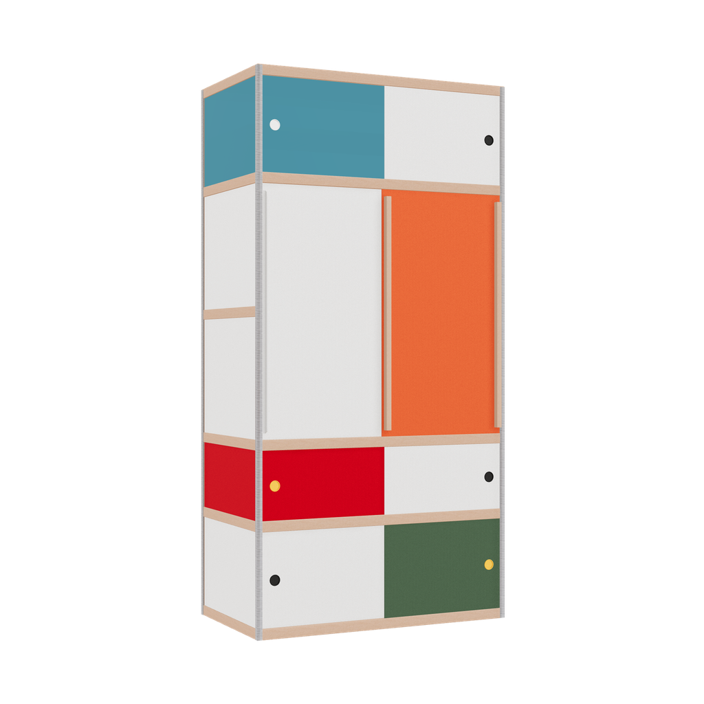 Kleerkast (219x110x62 cm)