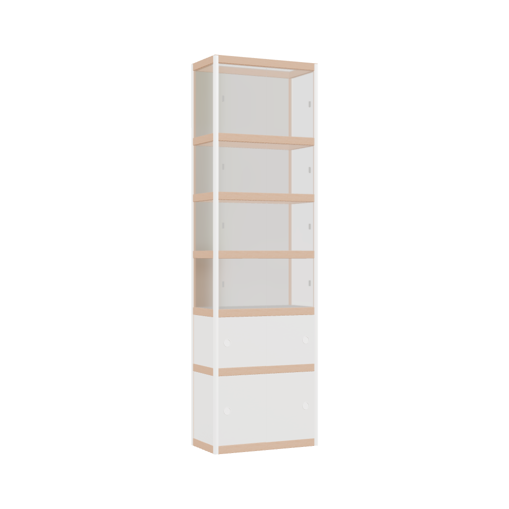 Display cabinet (210x62x32 cm)