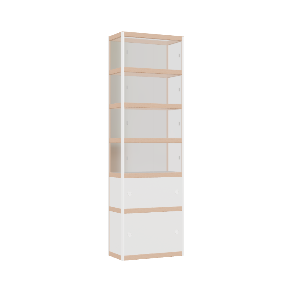 Display cabinet (200x62x32 cm)