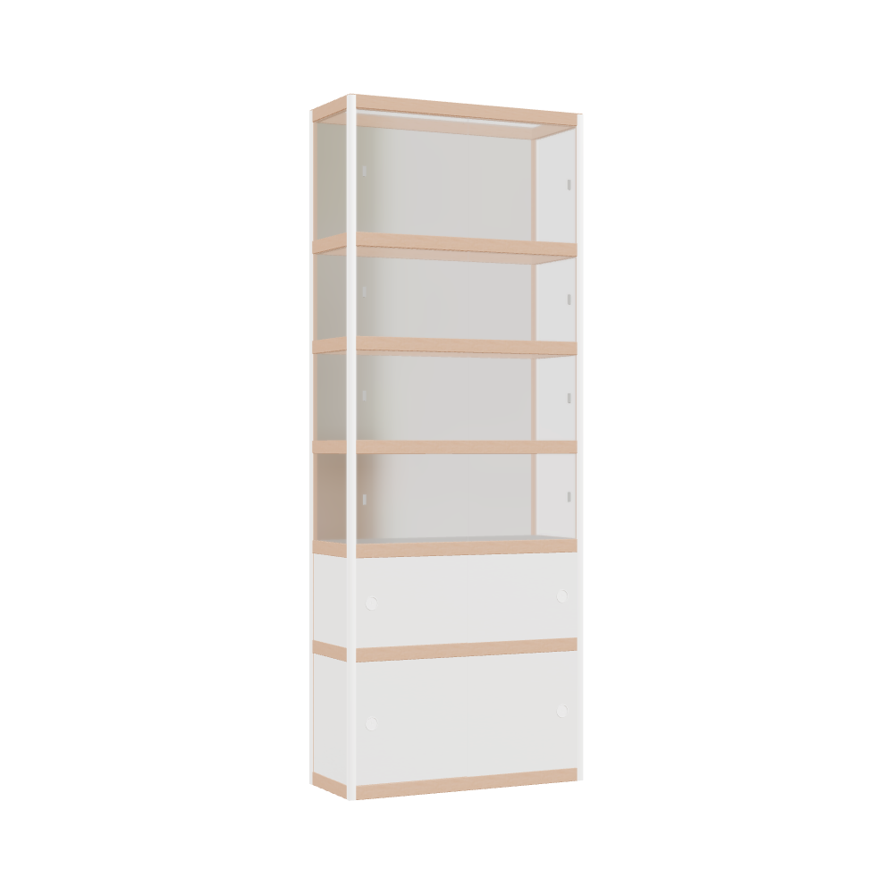 Vitrine (210x80x32 cm)