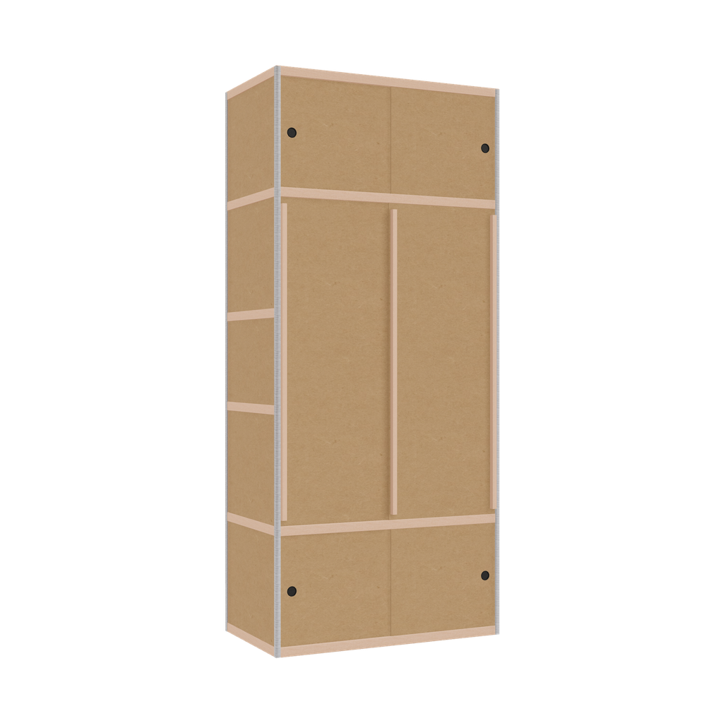 Kleerkast (249x110x62 cm)